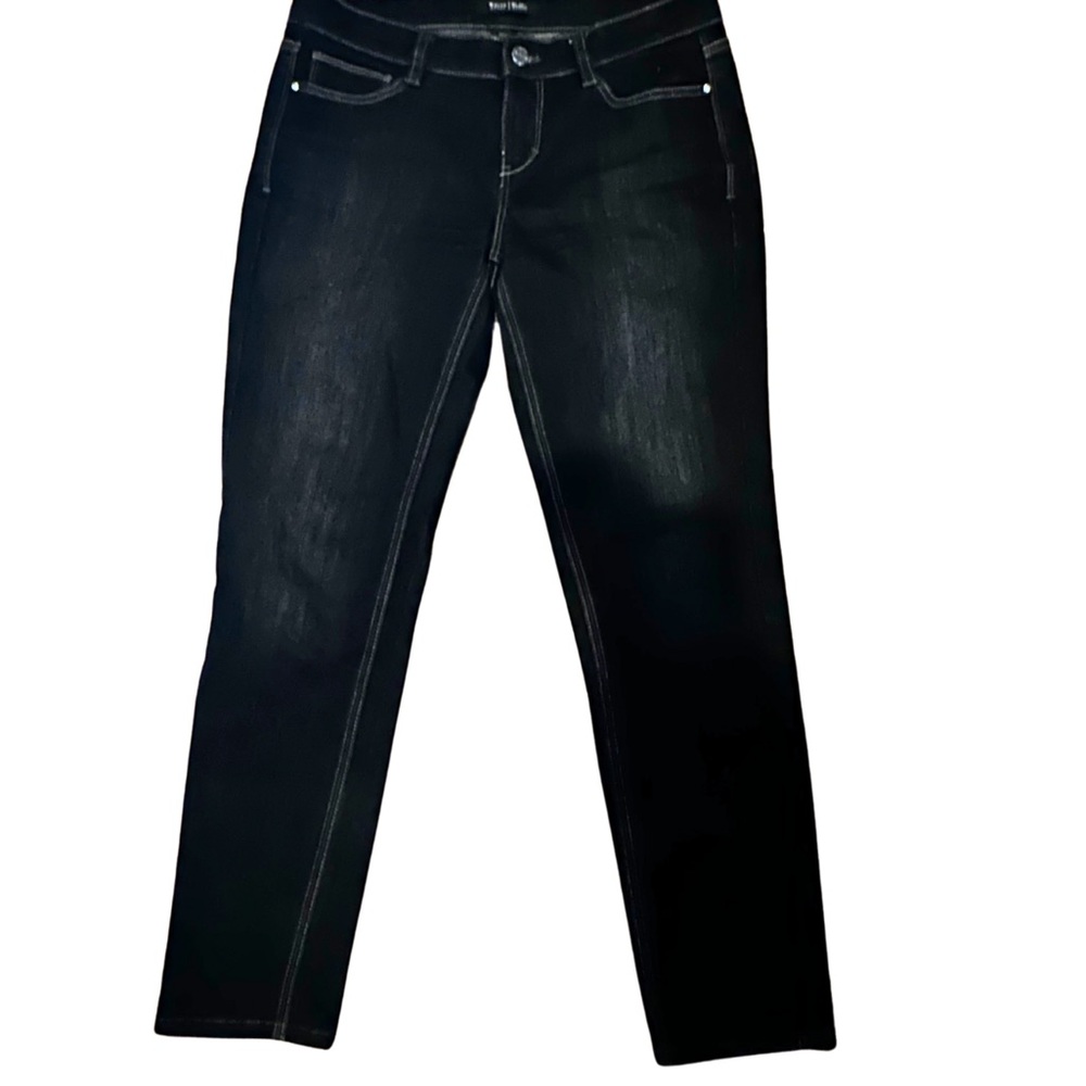 White House Black Market Black Straight Leg Jeans